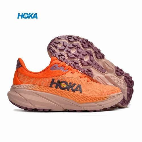 Cheap Hoka Challenger 7 GTX Men Women Running Shoes Orange -04